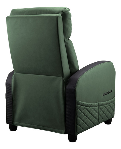 Sillon Gamer Cougar Ranger Elite, Tapizado De Cuero Sintetico, Soporta 135kg, Color Army Green.