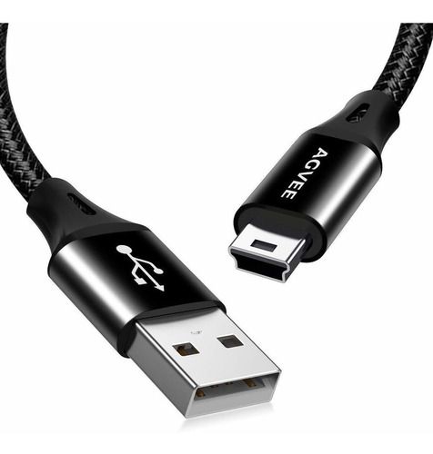 Agvee - Cable De Carga Para Microfono Usb  5.9 Ft   Color 