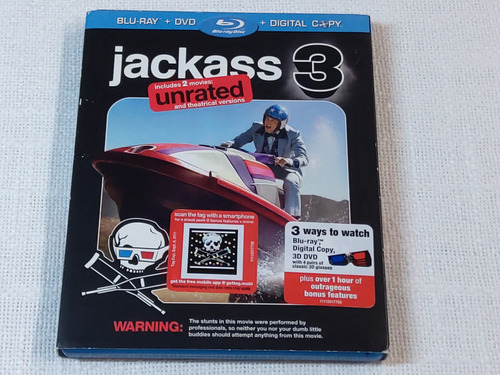 Pelicula Blu Ray Jackass 3 - Two-disc Unrated And Theatrical