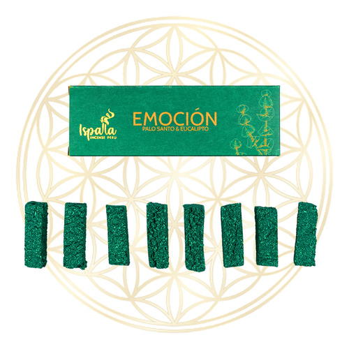Incenso Ispalla Tabletes Aromas - Palo Santo Peruano Fragrância Emoção