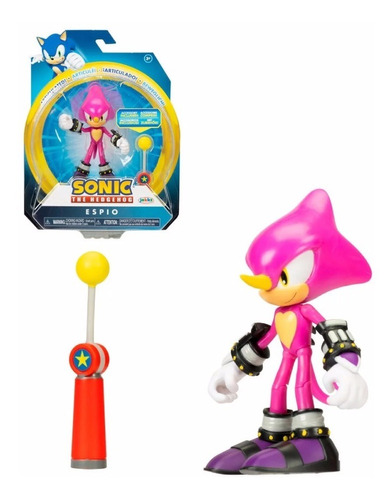 Espio Figura Articulada Con Accesorio - Sonic The Hedgehog 