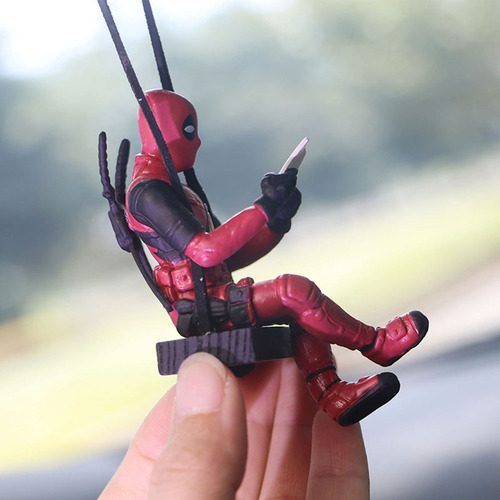 Pf Deadpool Accesorio Colgante For Espejo Retrovisor De