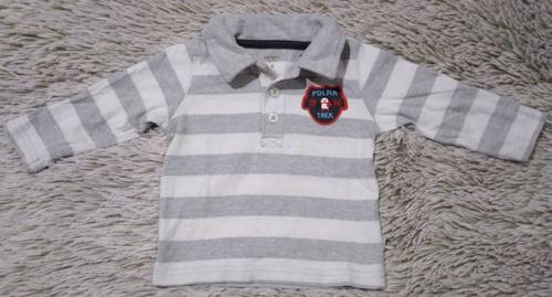 Remera Chomba Bebe Niño Carter's Cuello Polo Baby