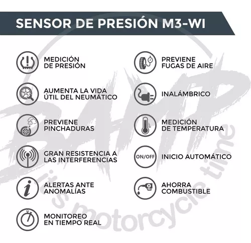 granja Descongelar, descongelar, descongelar heladas tipo Sensor De Presión Para Cubiertas De Moto Tpms Bamp Group