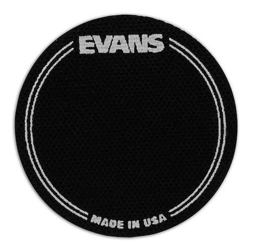 Evans Eqpb1patch Negro Nylon Para Parche De Bombo X 2u