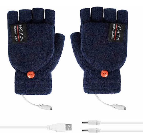 Guantes Calefactores Conexion Usb Calentador Manos Invierno