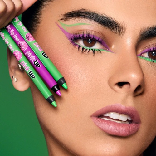 Lápiz Delineador De Ojos Long Lasting Pink Up Kit 6 Piezas