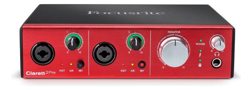 Interfaz de audio Focusrite Clarett Thunderbolt 2Pre 100V/240V