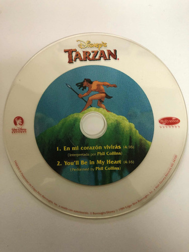 Cd Disney Tarzan Soundtrack Walt Disney 