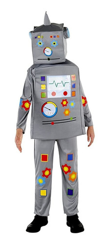 Dress Up America Robot Costume Para Niños - Robot Jumpsuit, 