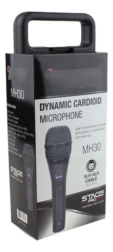 Blastking Micrófono Dinámico Con Estuche Y Cable Xlr, Mh30