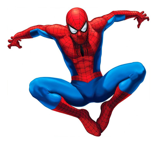 Spiderman Salto - Sticker Vinilo Adhesivo Gigante