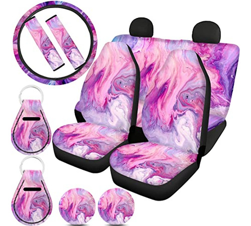 Youngerbaby Marble Cubierta De Asiento De Coche Rosa Prpura