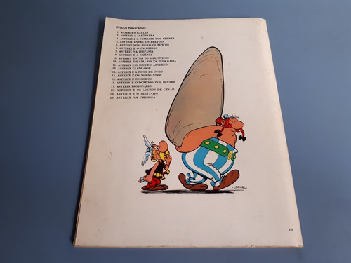 Antigo Gibi Asterix Nº 19 O Adivinho Cedibra 1972 (Usado)
