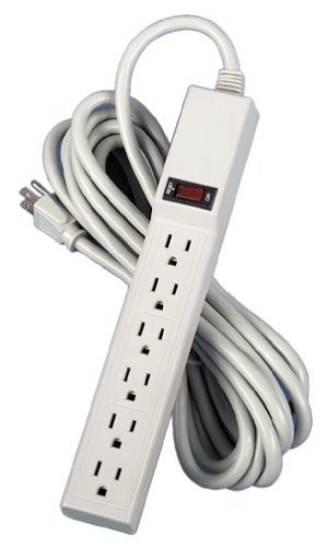 Fellowes 6 Tomas Oficina / Power Strip, 15 Pies Cable - Mont