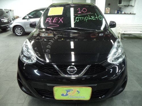 Imagem 2 de 14 de Nissan March S 1.0 16v Flex Completo 2017 Preto