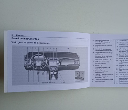 Manual Do Proprietário Do Gm Onix 2019 Original