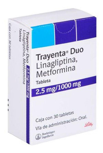 Trayenta Duo 2.5 / 1000 Mg Caja Con 30 Tabletas