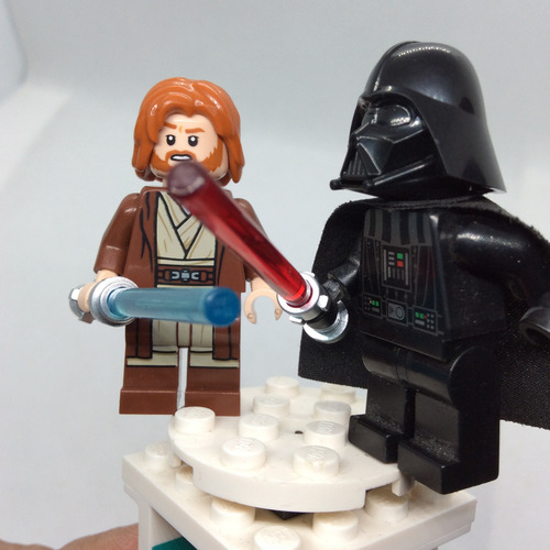 Lego Star Wars Original Darth Vader Y Obi Wan Kenobi Origina (Usado)
