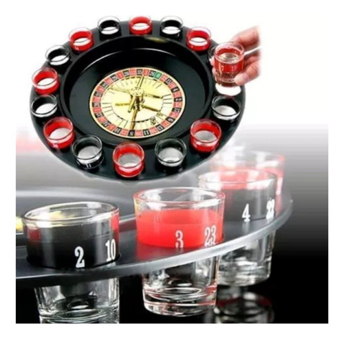 Juego De Ruleta Casino Shots Tragos Bisonte