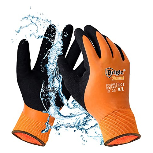 Guantes De Trabajo De Invierno Hombres, Guantes Imperme...