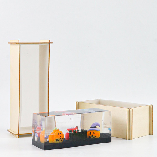 3x Modelo Rectangular De Silicona Para Fabricación De Velas
