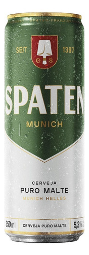 Cerveja Spaten Munich Helles lata 350ml