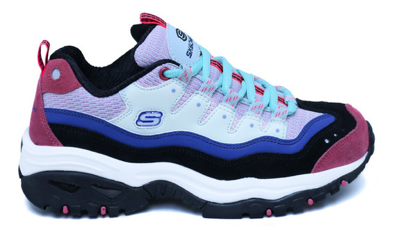 skechers lace up mujer verdes