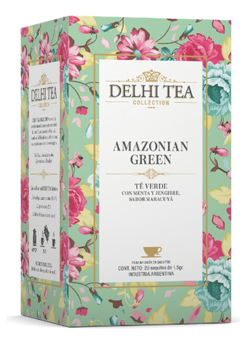 Te Delhi Tea Collection Amazonian Green X 20 Saquitos