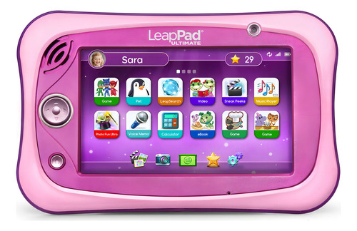 Leapfrog Leappad Ultimate - Tablet pronto para uso escolar,. Cor: Rosa