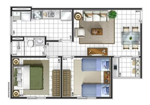 Apartamento À Venda Na Rua São Cosme, Jardim Santa Terezinha (nova Veneza), Sumaré - Sp - Liv-12073