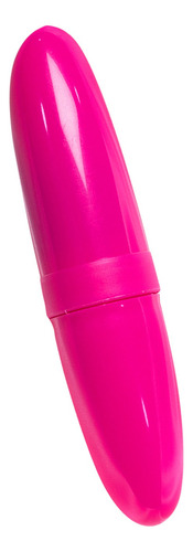 Bala Vibradora Labial Pink Lipstick Discreto Portatil Color Fucsia