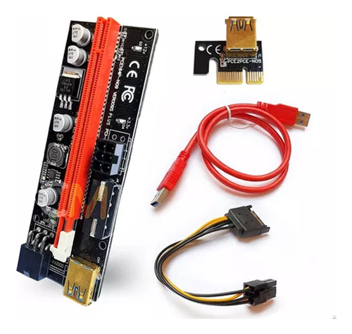 Mineria Riser Ver 009s Pcie 1x A 16x Express Usb 3.0