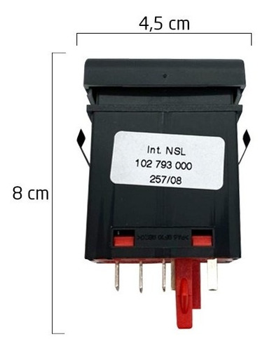 Imagem 6 de 6 de Botão Interruptor Fox 2004/2010 Farol De Neblina Original