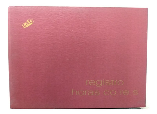 Libro Registro Horas Co. Re. S Tapa Dura Policía Comisaria 