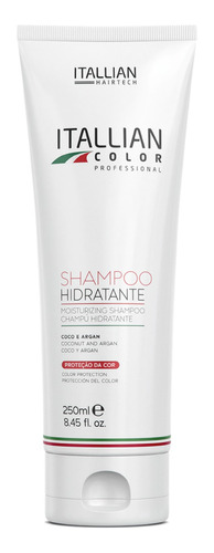 Shampoo Hidratante Itallian Color 250 Ml Uso Profissional