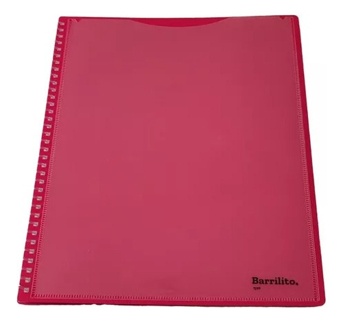 1 Carpeta Ó Cuaderno Espiral C/protectores D Hojas Barrilito