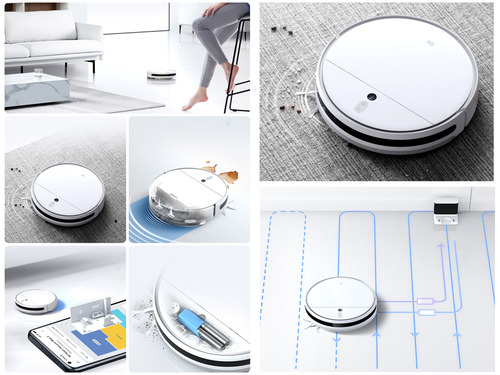 Aspiradora trapeadora robot Xiaomi Smart Duo Mi Robot Vacuum-Mop 2 blanca 100V/240V