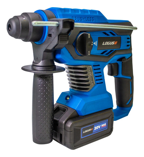 Rotomartillo Logus 20v Brushless 2.2j Sds-quick Ergonómico