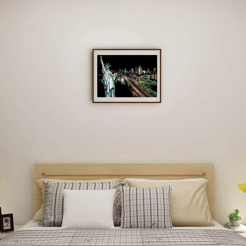 Papel De Pintura Para Rascar Arco Iris A4 Con Accesorios