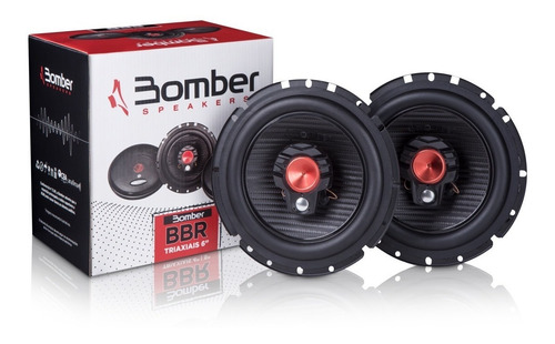 Imagem 5 de 6 de Par Alto Falantes Bomber 6 Polegadas Triaxial + Módulo 160x2