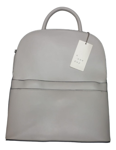 Backpack A New Day Color Gris Perla 100% Original