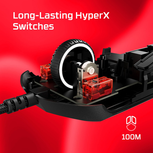 Ratón Para Juegos Hyperx Pulsefire Haste 2 Con Cable, 53 G,