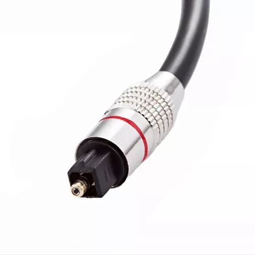Cable Optico Audio Digital Fibra Toslink Plug A Plug 5 Mts