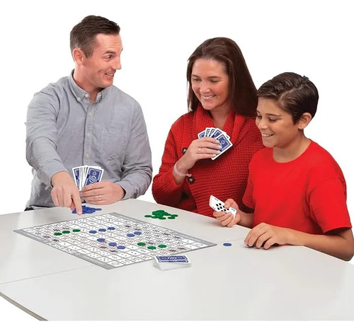 Juego De Mesa Sequence Tablero De Cartas De Cartas Tarjetas Y Fichas Sequence Game Original De Coco Pala 1989