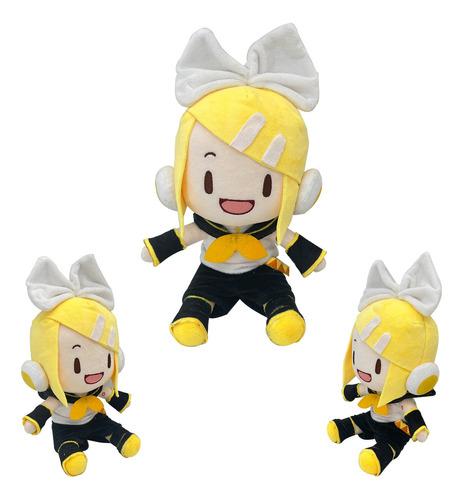 Kagamine Rin Peluche Muñeca Juguete Cumpleaño Regalo 28cm