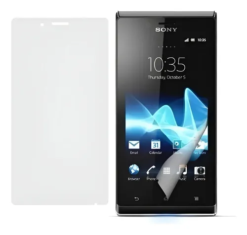 Housse étui + Film écran Pour Sony Xperia J (ST26) - Cuir écologique Rose - Aimant - Neuf
