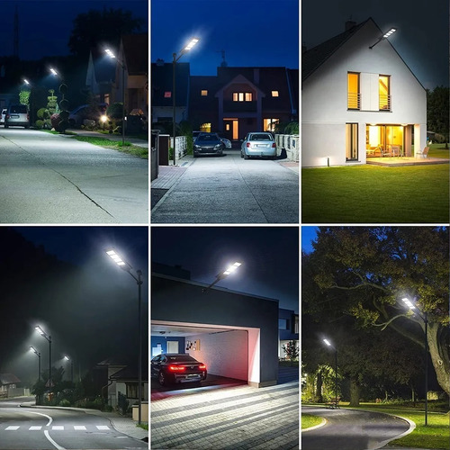 Imagen 9 de 9 de Lámpara Led Solar 400w Luminaria Suburbana Alumbrado Publico