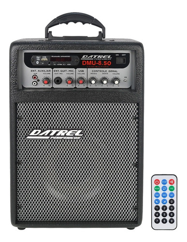 Caixa De Som Bluetooth Amplificada Multiuso Guitarra Violao