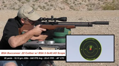 Rifle Pcp Bsa Buccaneer 5,5 + Mira Telescopica 3-9x40wr Caza